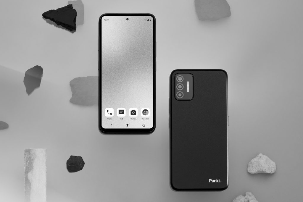 Punkt. MC02 secure phone with Apostrophy OS